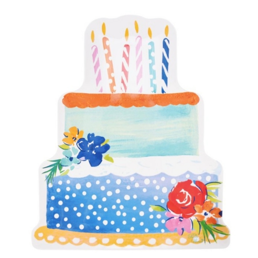 The Pioneer Woman Cake Shaped Platter